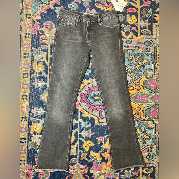 Free People Denim - Free People Slim Fit Raw Edge Flare Jeans NWT